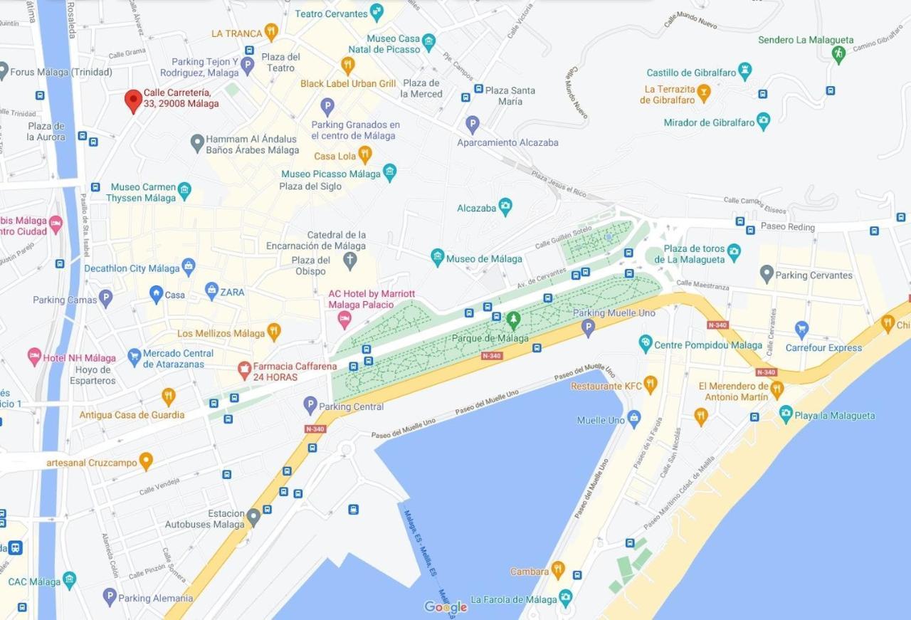 Marinac33 Precioso Apartamento Con Piscina En El Centro De Malaga公寓 外观 照片